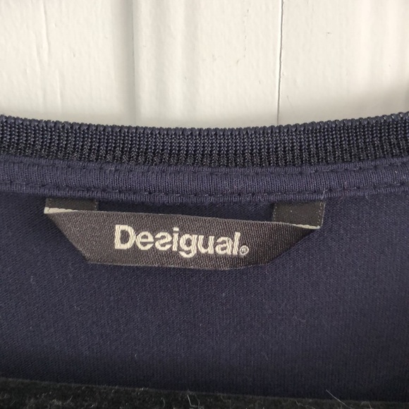 Desigual navy drop waist dress - Picture 10 of 13